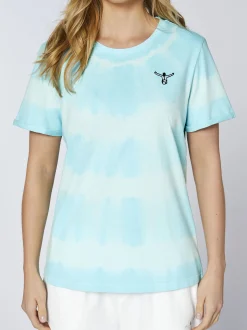 Chiemsee Damen T-Shirt in blau - Ausschnitt: Rundhals