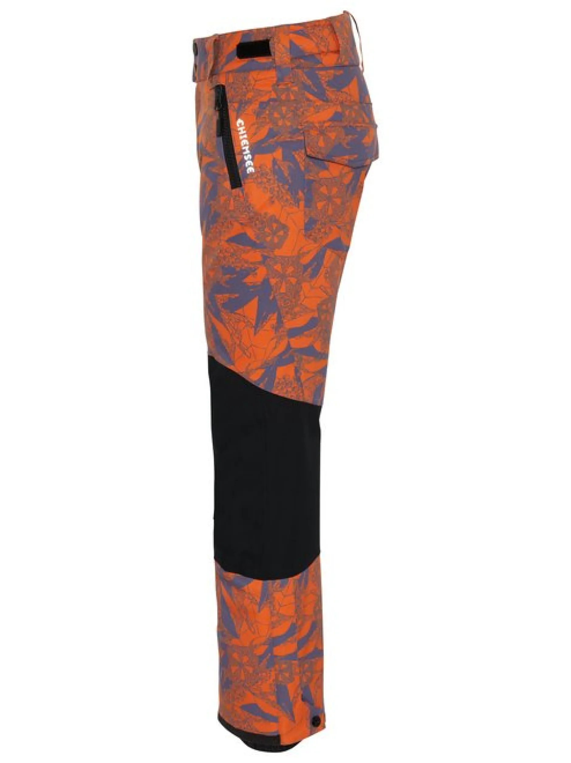 Chiemsee Jungen Skihose in orange lila - Länge: lang