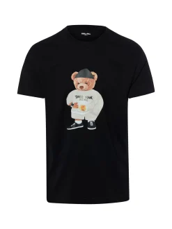 Chill Pill Herren T-Shirt - Beer Bear in schwarz