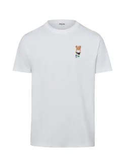Chill Pill Herren T-Shirt - Football Bear in weiß