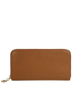Cluty Damen Geldbörse in cognac