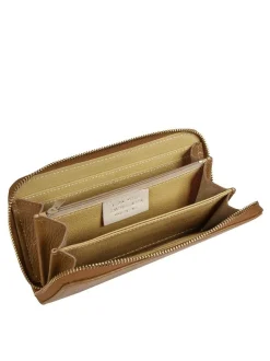 Cluty Damen Geldbörse in cognac