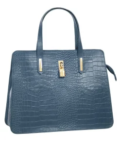 Cluty Damen Handtasche in blau
