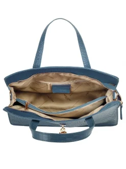 Cluty Damen Handtasche in blau