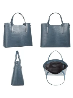 Cluty Damen Handtasche in blau