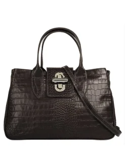 Cluty Damen Handtasche in braun