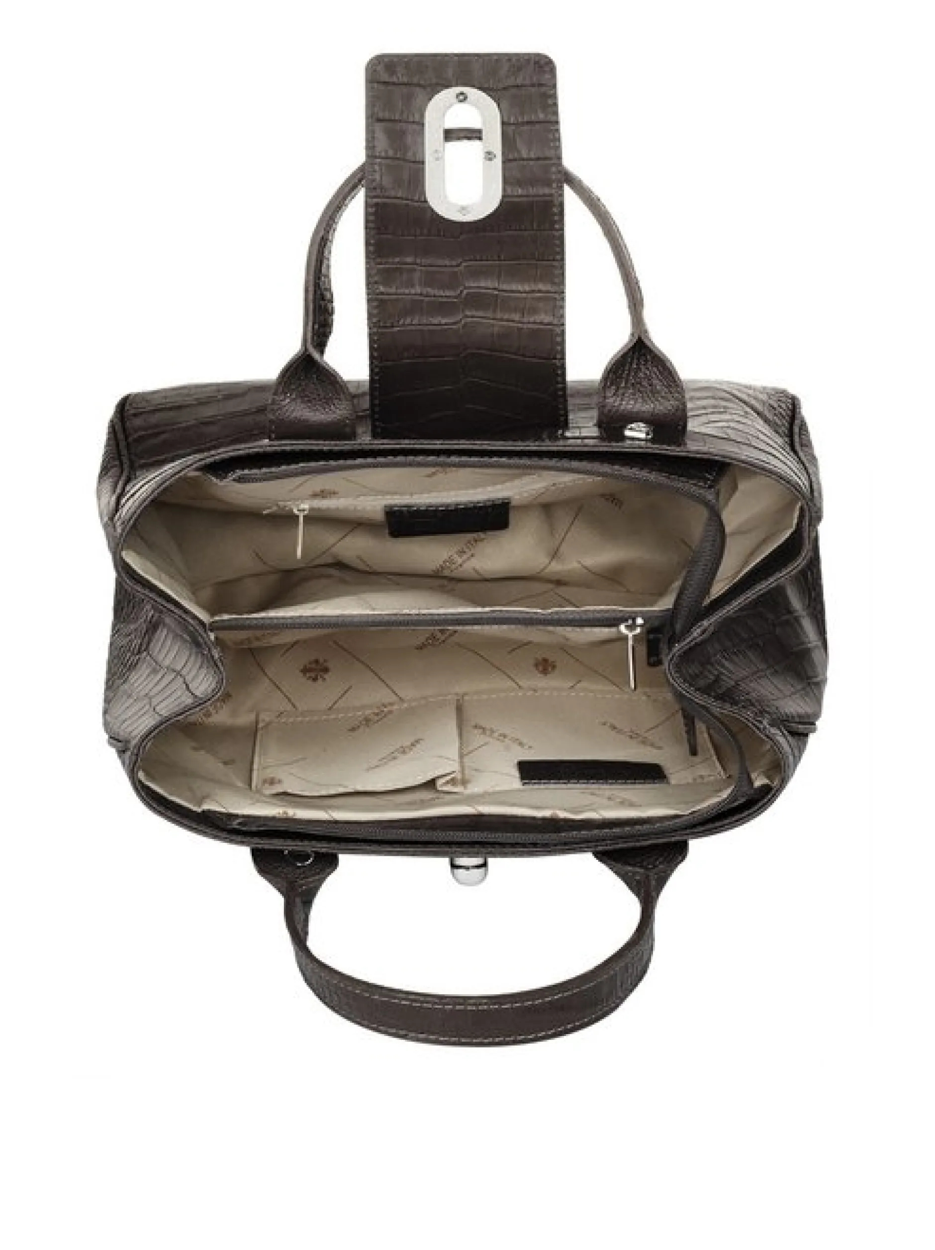 Cluty Damen Handtasche in braun