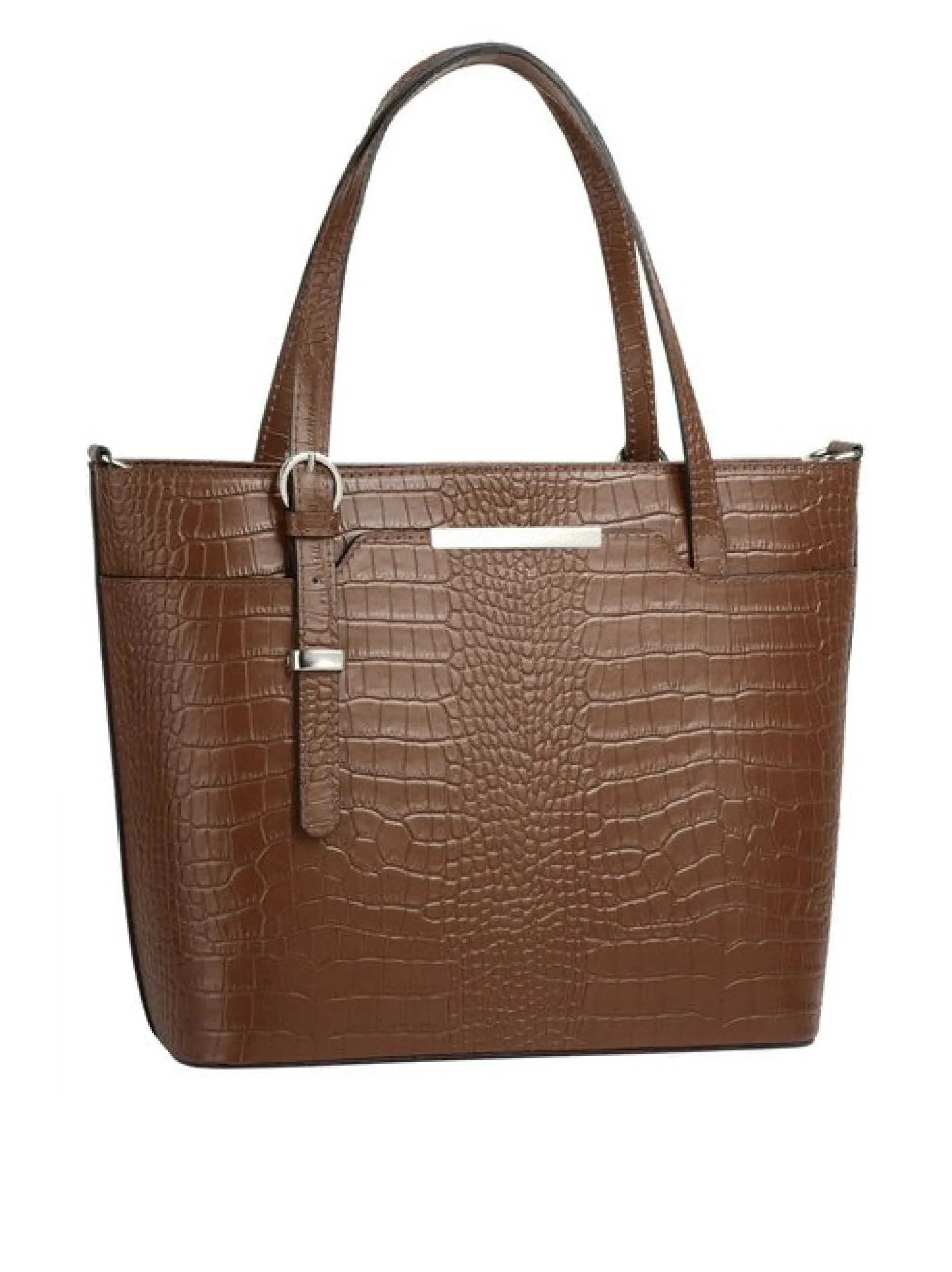 Cluty Damen Handtasche in cognac