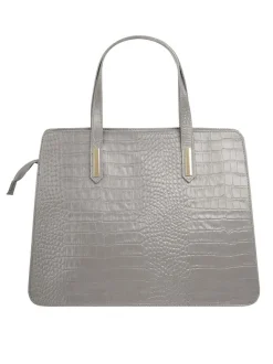 Cluty Damen Handtasche in grau