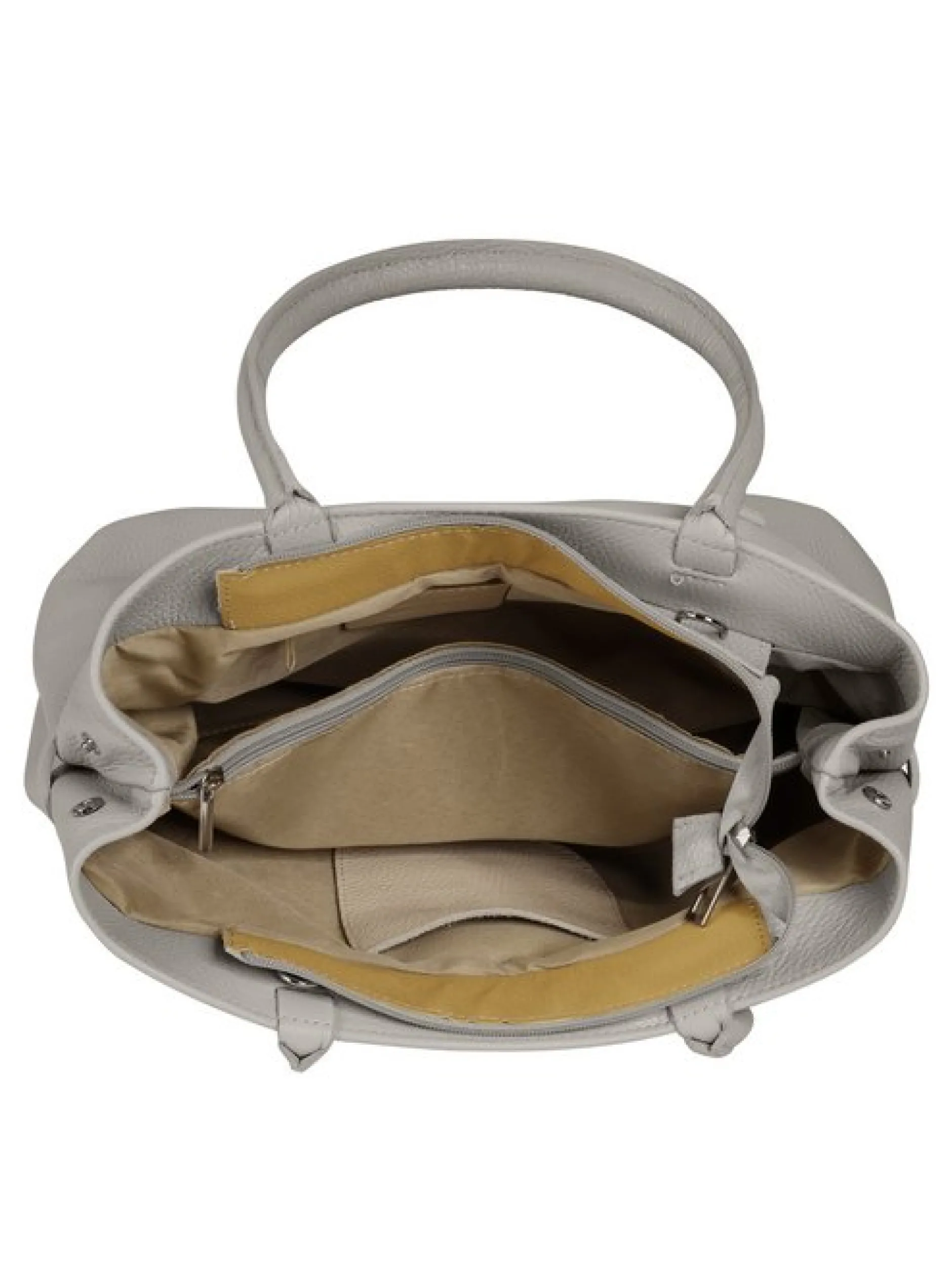 Cluty Damen Handtasche in grau