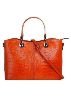 Cluty Damen Handtasche in orange