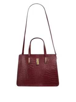 Cluty Damen Handtasche in rot