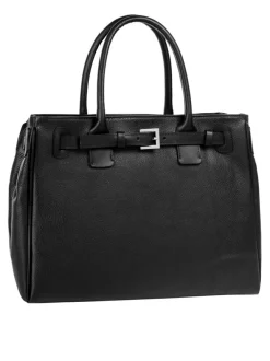 Cluty Damen Handtasche in schwarz