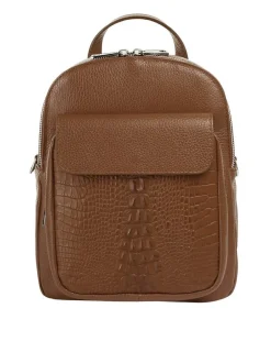 Cluty Damen Rucksack in cognac