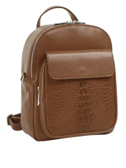 Cluty Damen Rucksack in cognac