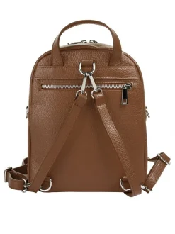 Cluty Damen Rucksack in cognac