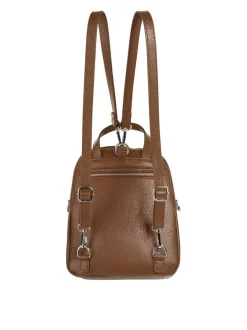Cluty Damen Rucksack in cognac