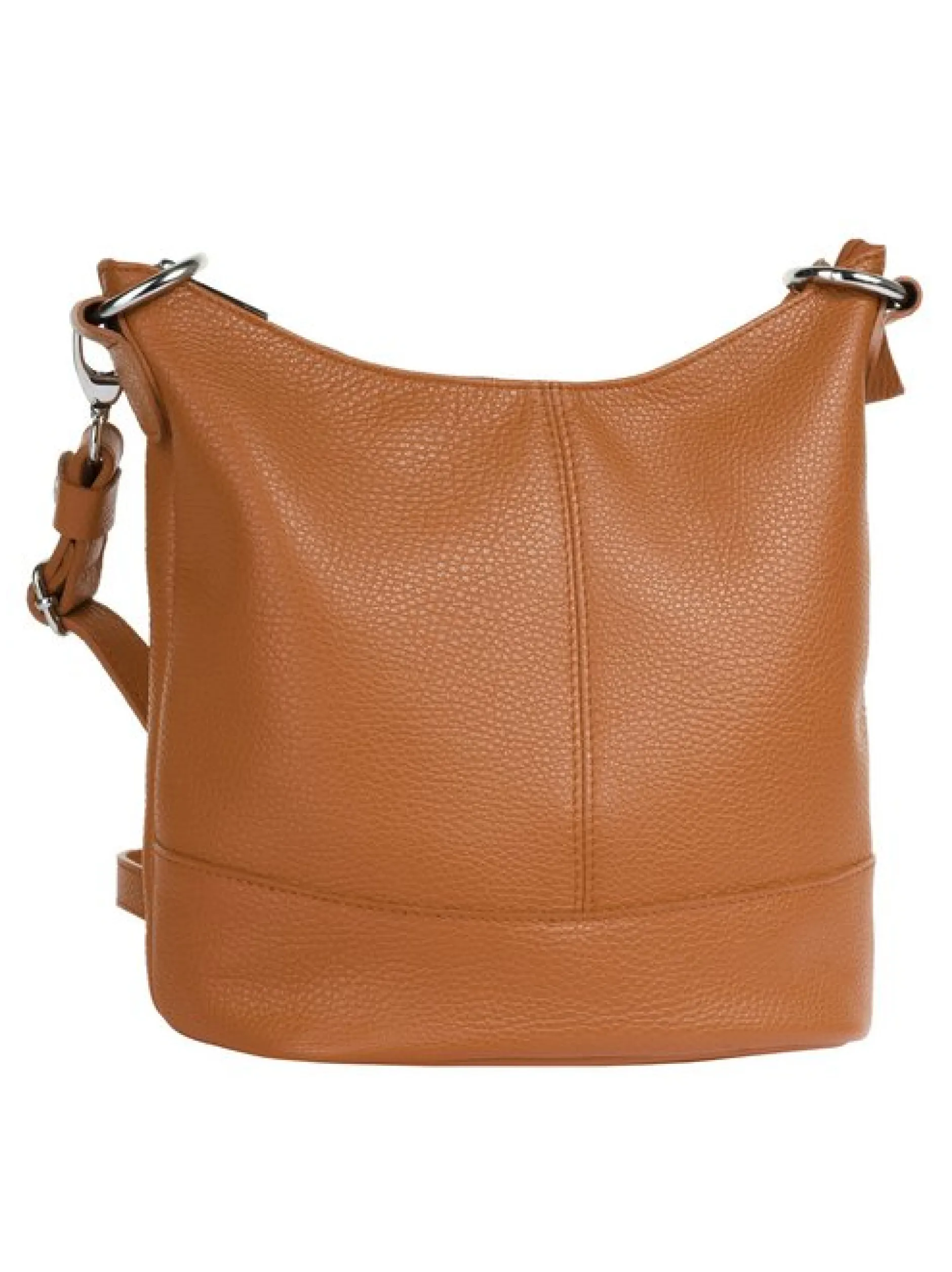 Cluty Damen Umhängetasche in cognac