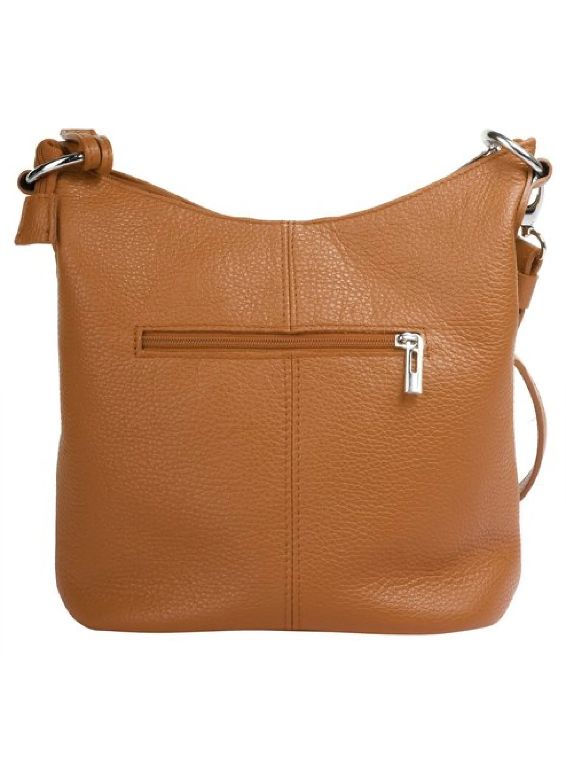 Cluty Damen Umhängetasche in cognac