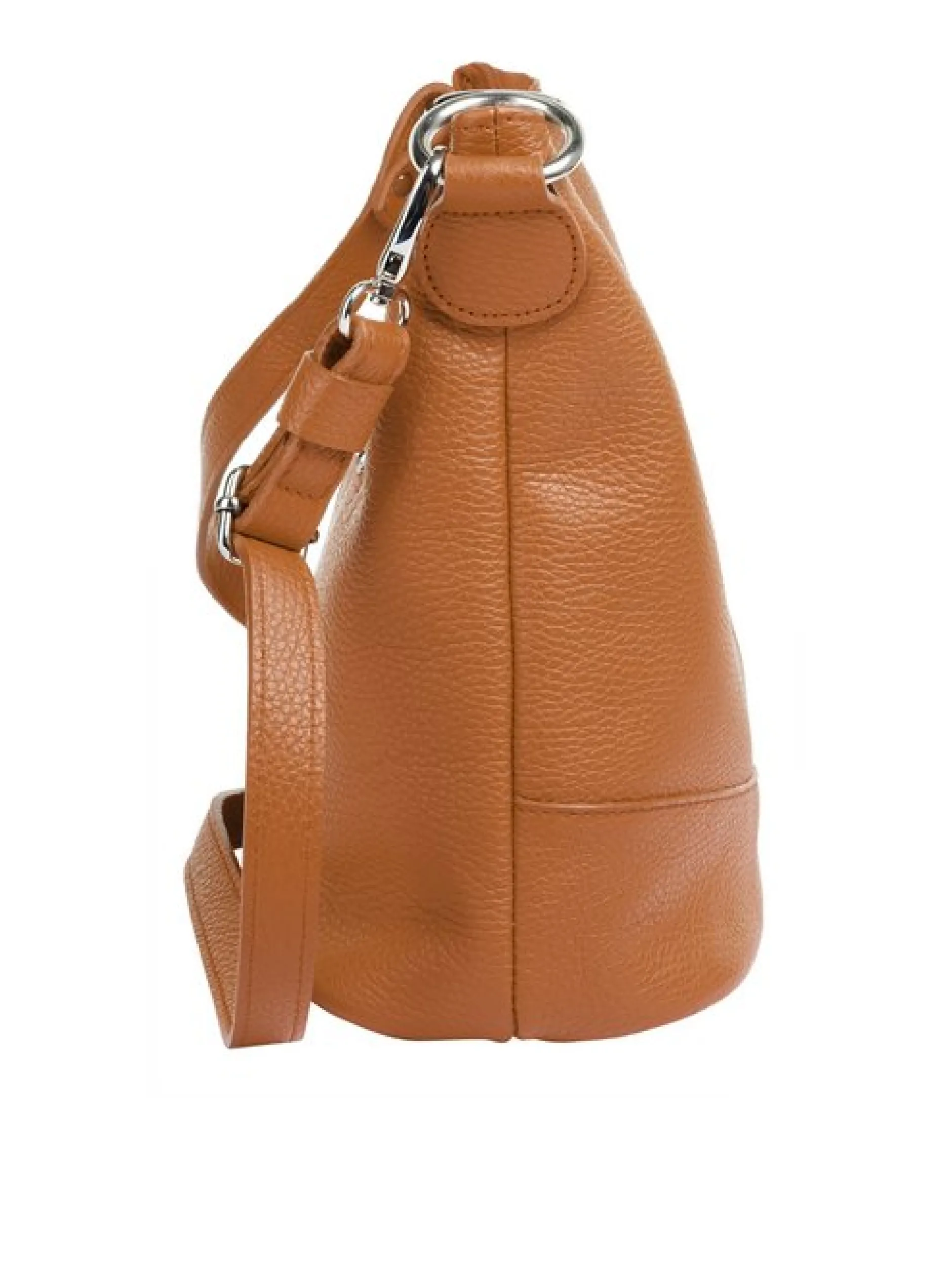 Cluty Damen Umhängetasche in cognac