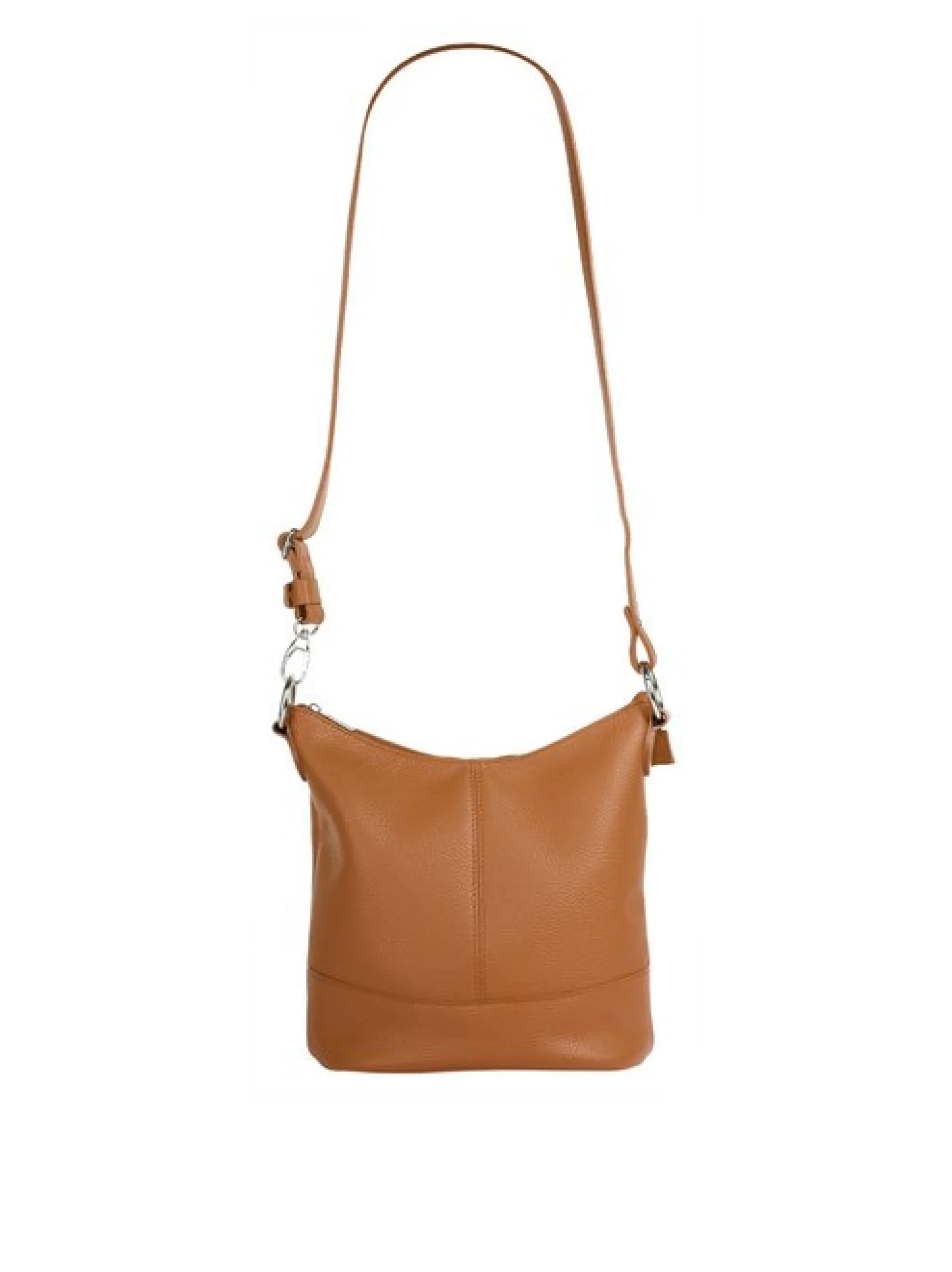 Cluty Damen Umhängetasche in cognac