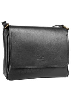 Cluty Damen Umhängetasche in schwarz