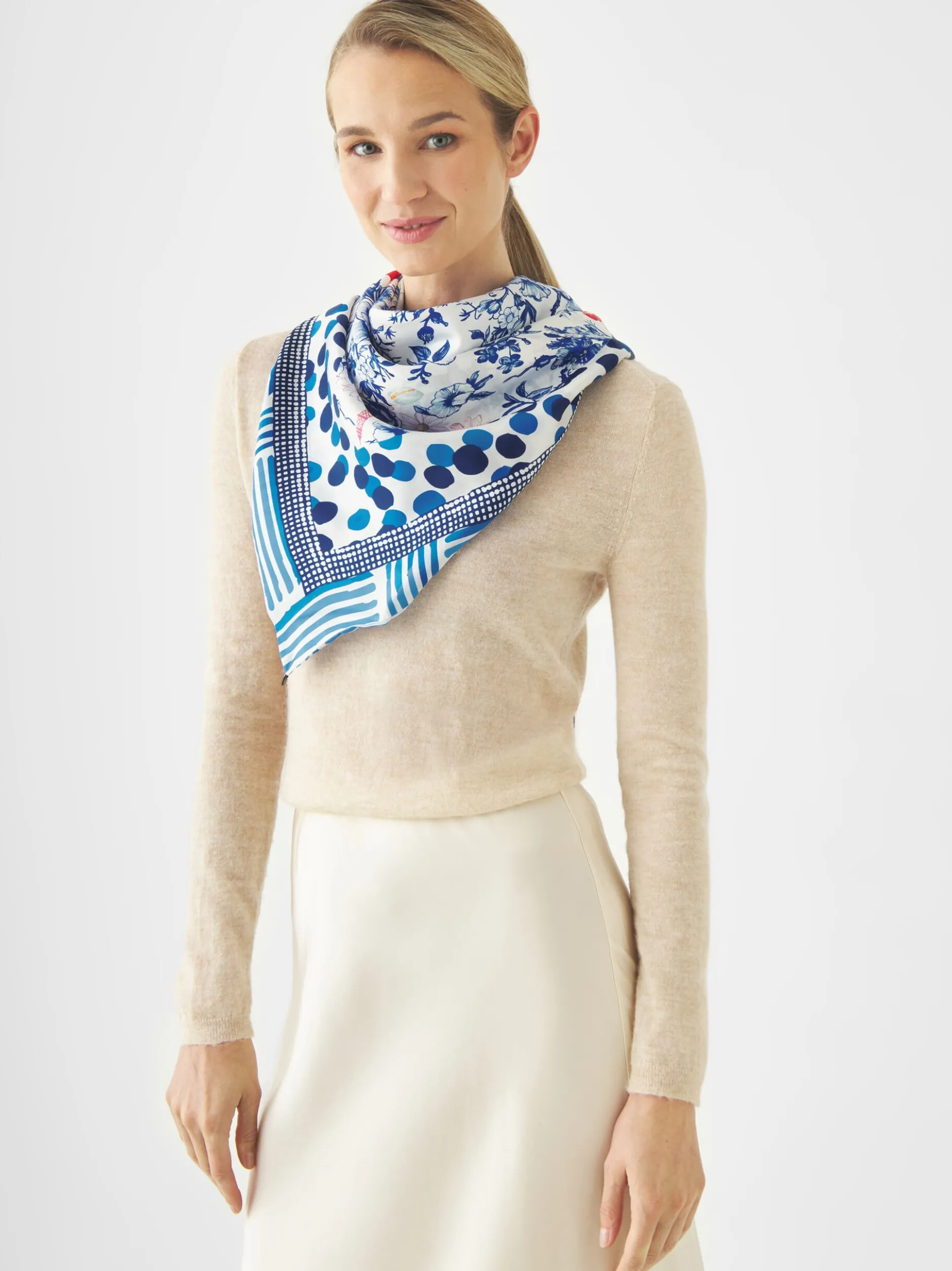 Codello Damen Dreieckstuch in blau