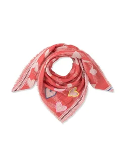 Codello Damen Jacquard-Tuch in rot