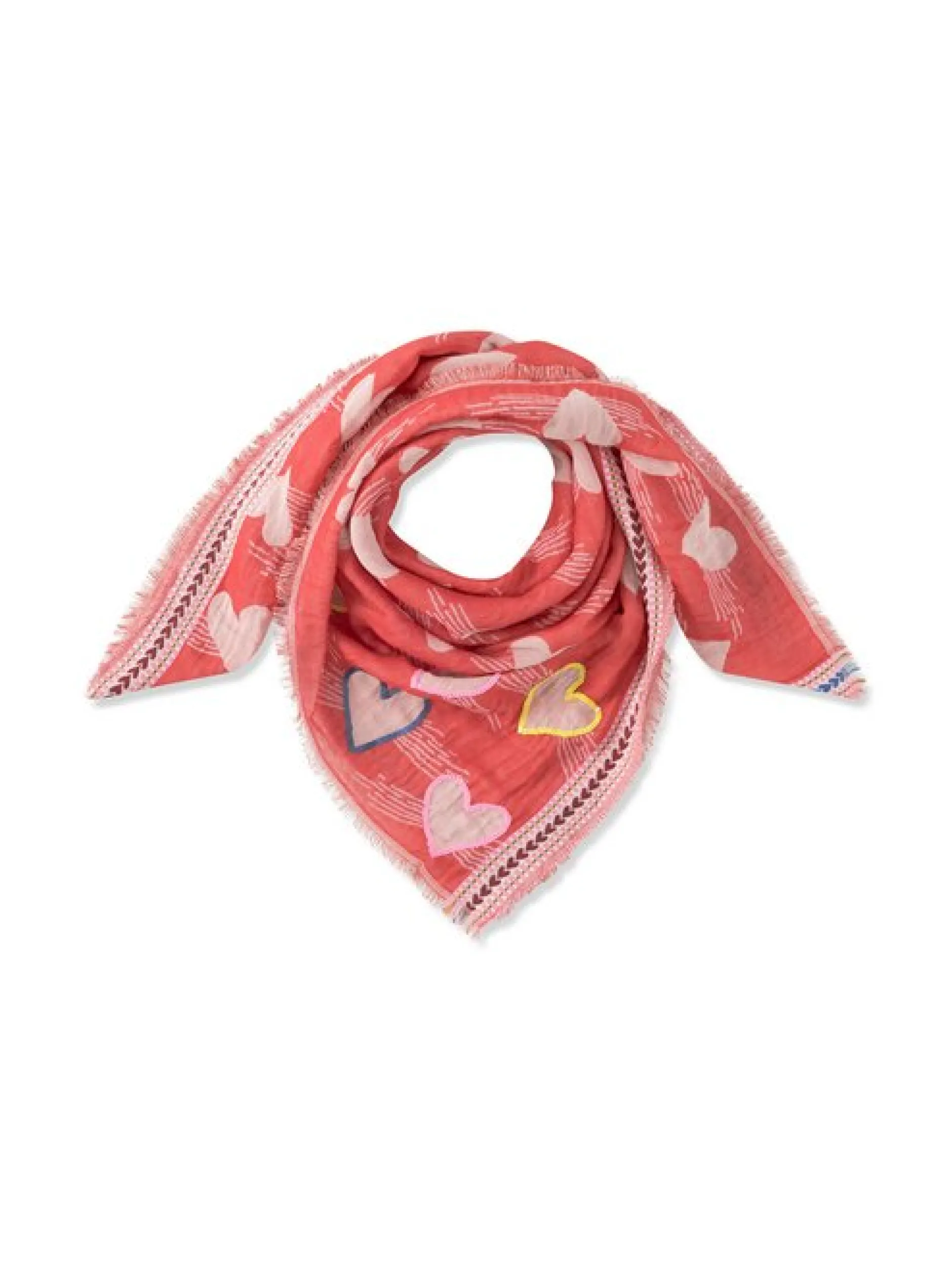 Codello Damen Jacquard-Tuch in rot