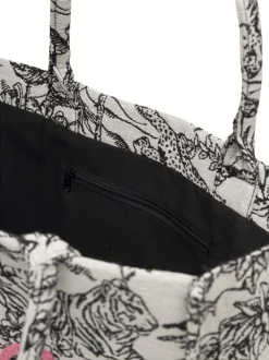 Codello Damen Shopper in weiß schwarz