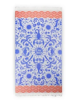 Codello Damen Strandtuch in blau