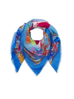 Codello Damen Tuch in blau mehrfarbig