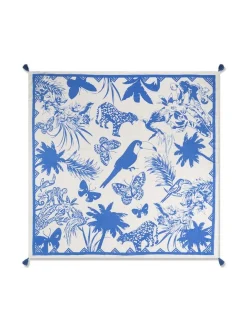 Codello Damen Tuch in weiß blau