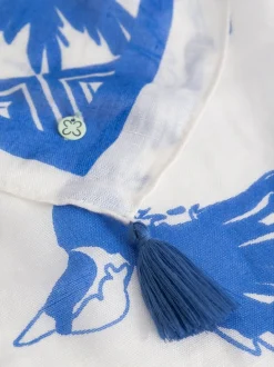 Codello Damen Tuch in weiß blau
