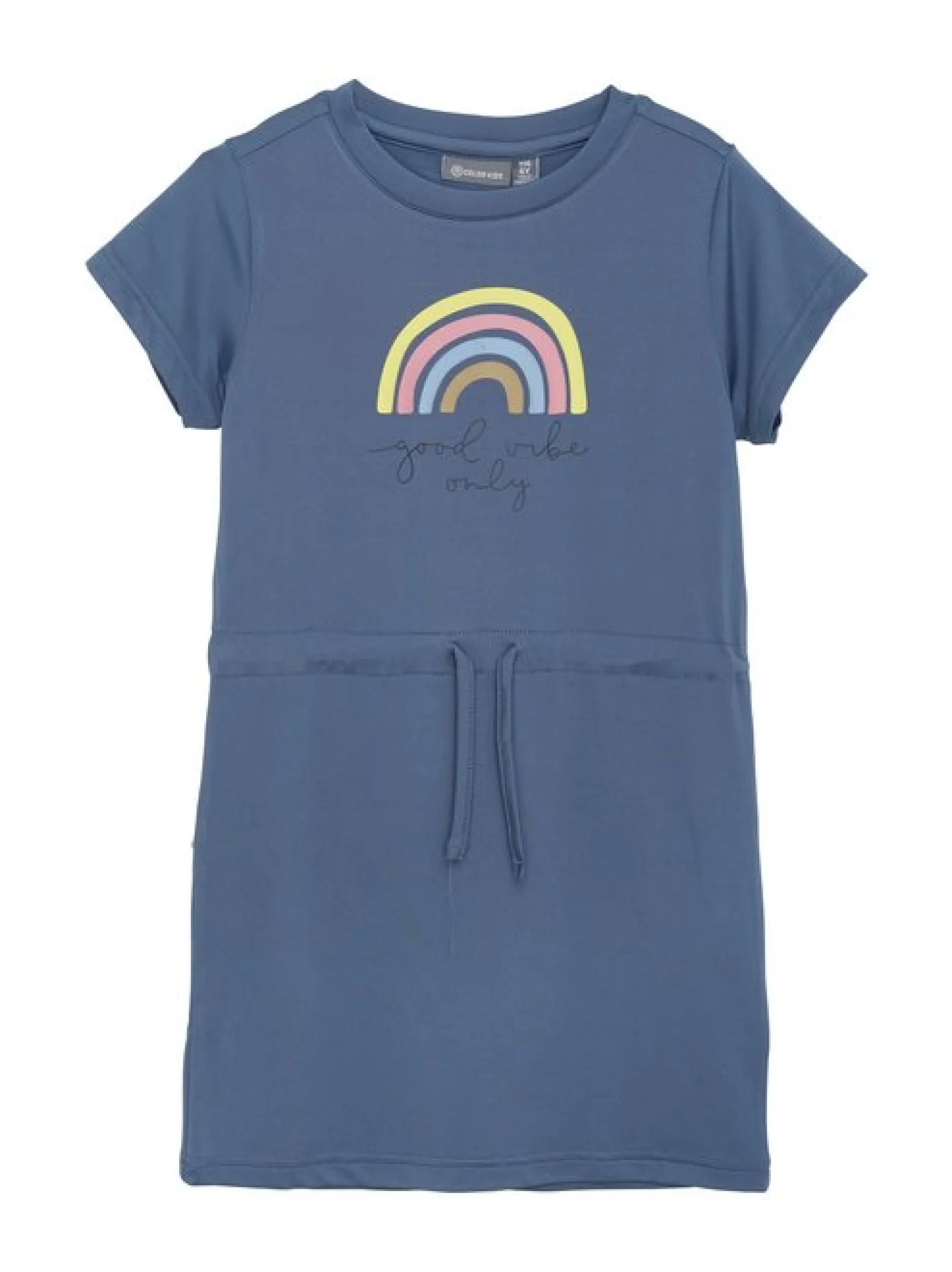 ColorKids Mädchen - Kleid - CODress W. Print in indigo