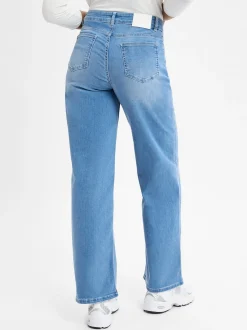 comma casual identity Damen Jeans in hellblau