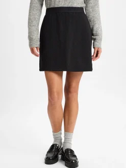 comma casual identity Damen Rock in schwarz