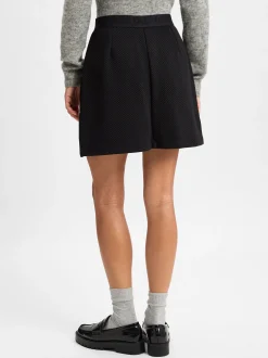 comma casual identity Damen Rock in schwarz