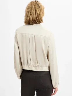 comma Damen Blousons in beige - Ärmel: langarm