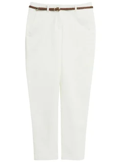 comma Damen Chino in ecru - Länge: lang
