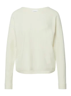 comma Damen Feinstrickshirt in vanille - Ärmel: langarm