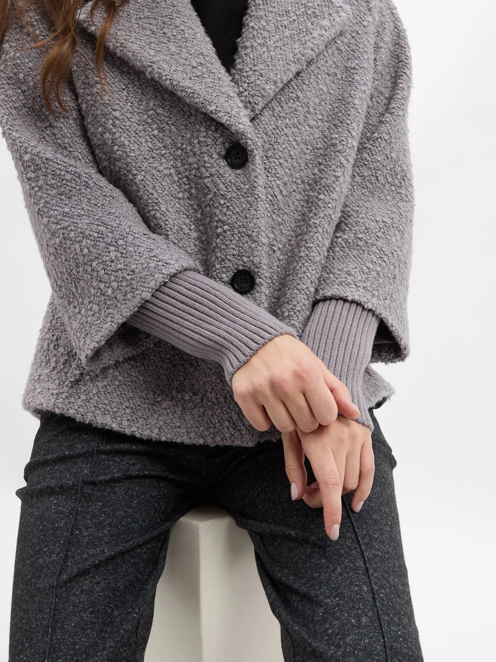 comma Damen Jacke in grau