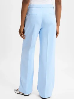 comma Damen Stoffhose in hellblau - Länge: lang