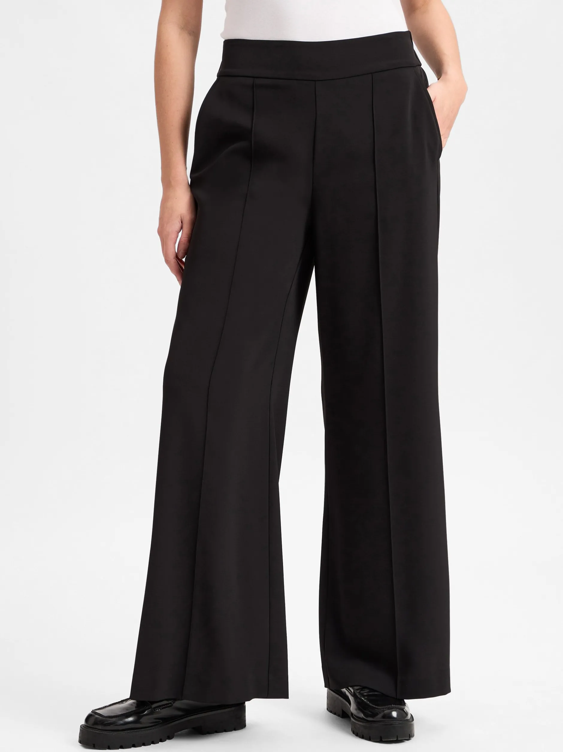 comma Damen Stoffhose in schwarz - Länge: lang