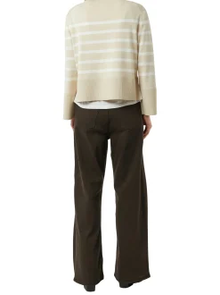 comma Damen Strickpullover in beige ecru