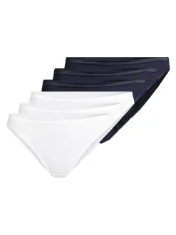 con-ta Damen Bikinislip - 6er Pack Modal in blau