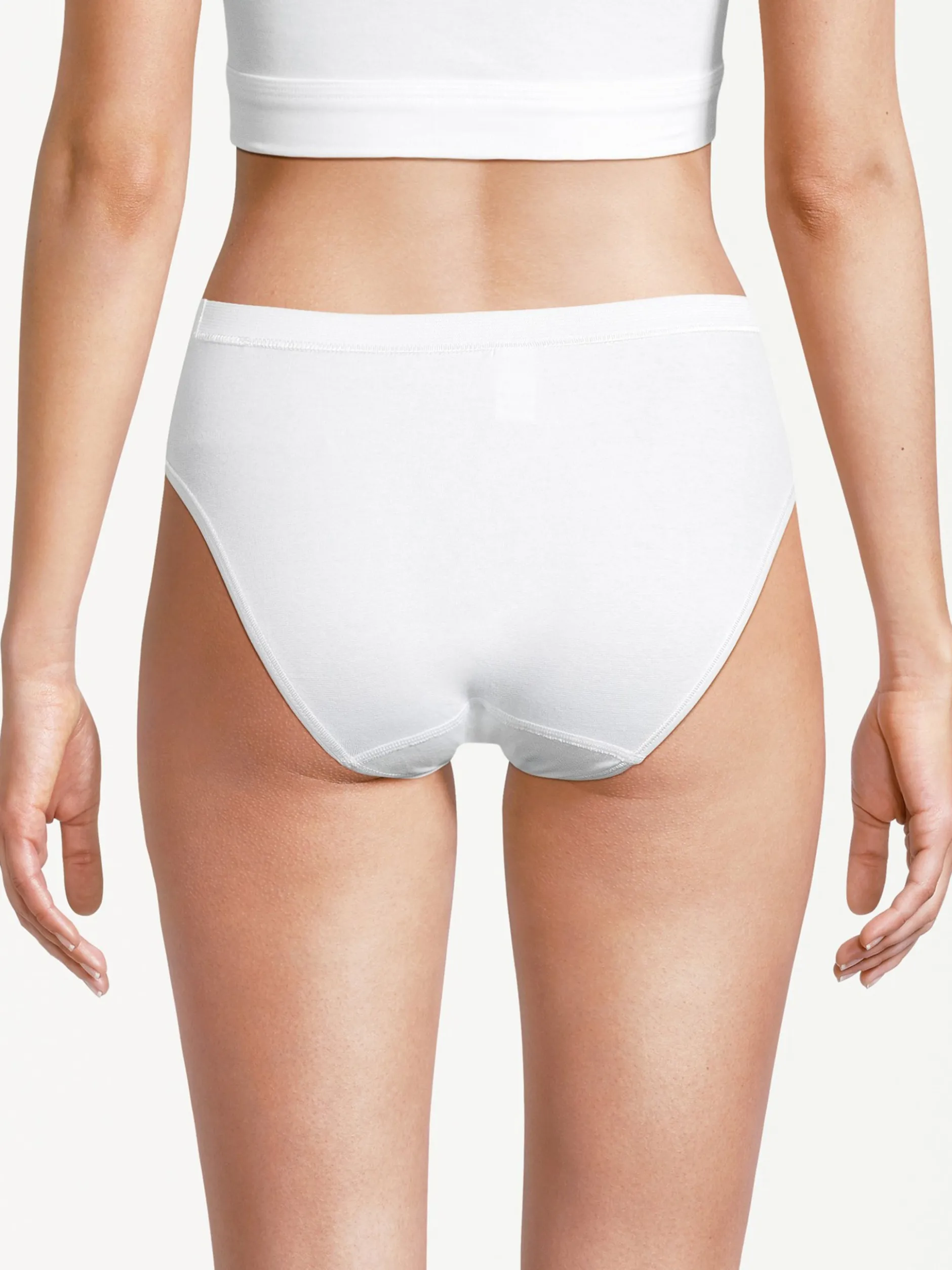 con-ta Damen Midi Slip - 6er Pack Feinripp in mehrfarbig