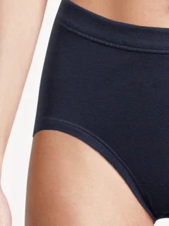 con-ta Damen Taillen Slip - 6er Pack Feinripp in blau