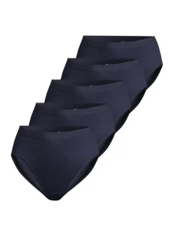 con-ta Damen Taillen Slip - 5er Pack Modal in blau