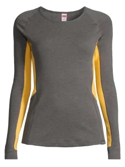 con-ta Damen Thermo-Unterhemd / Shirt - Sportiv in grau